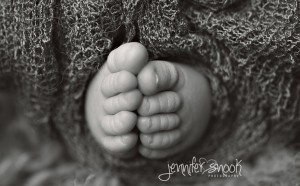 newborn baby feet