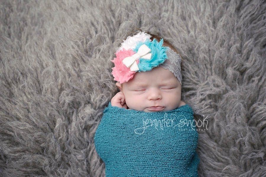 baby swaddled in wrap