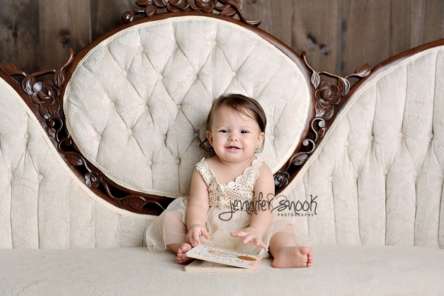 baby reading book