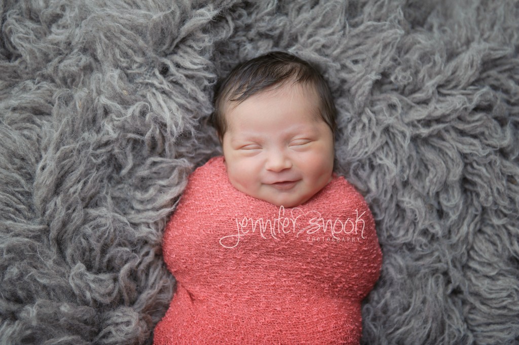 baby swaddled in wrap
